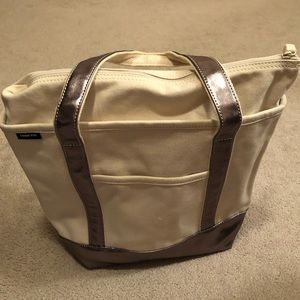 Medium Lands End Canvas Tote. New in box! Never used!